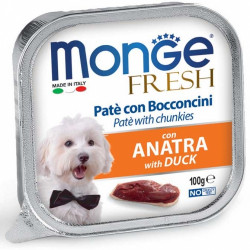 Monge Dog Paté and Chunkies with Duck