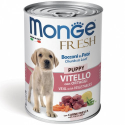 Monge Dog Chunks in Loaf Veal with Vegetables – Puppy
