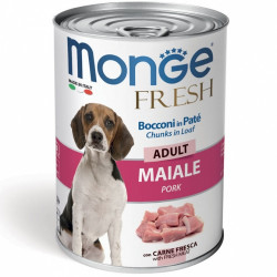 Monge Dog Chunks in Loaf with Pork – Adult