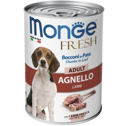 Monge Dog Chunks in Loaf with Lamb – Adult