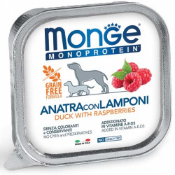 Monge Monoprotein Duck with Raspberries