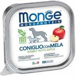 Monge Monoprotein Rabbit with Apple