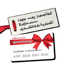 Rossmann ajándék kártya 10 000 forint értékben