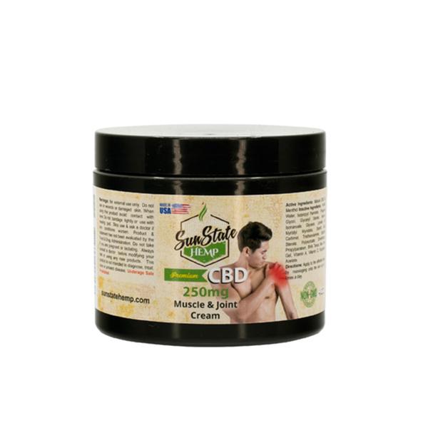 Sun State Hemp Muscle & Joint Cream - 4oz