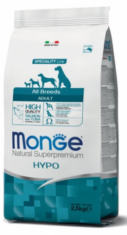 Monge Dog Speciality line All Breeds Adult Hypoallergenic Salmon&tuna 2.5 kg