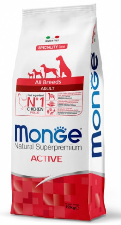 Monge Dog Speciality line All Breeds Adult Active Chicken 12 kg