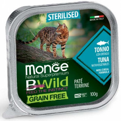 Monge Cat Paté terrine Tuna with Vegetables – Sterilised