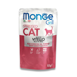 Monge Jelly Cat Pouch Grill 85g – Sterilized (Veal)