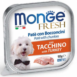 Monge Dog Paté and Chunkies with Turkey