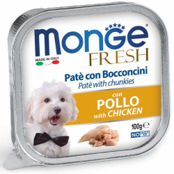 Monge Dog Paté and Chunkies with Chicken