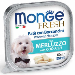 Monge Dog Paté and Chunkies with Cod Fish